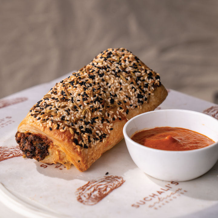 Mushroom Spinach Roll (120G)
