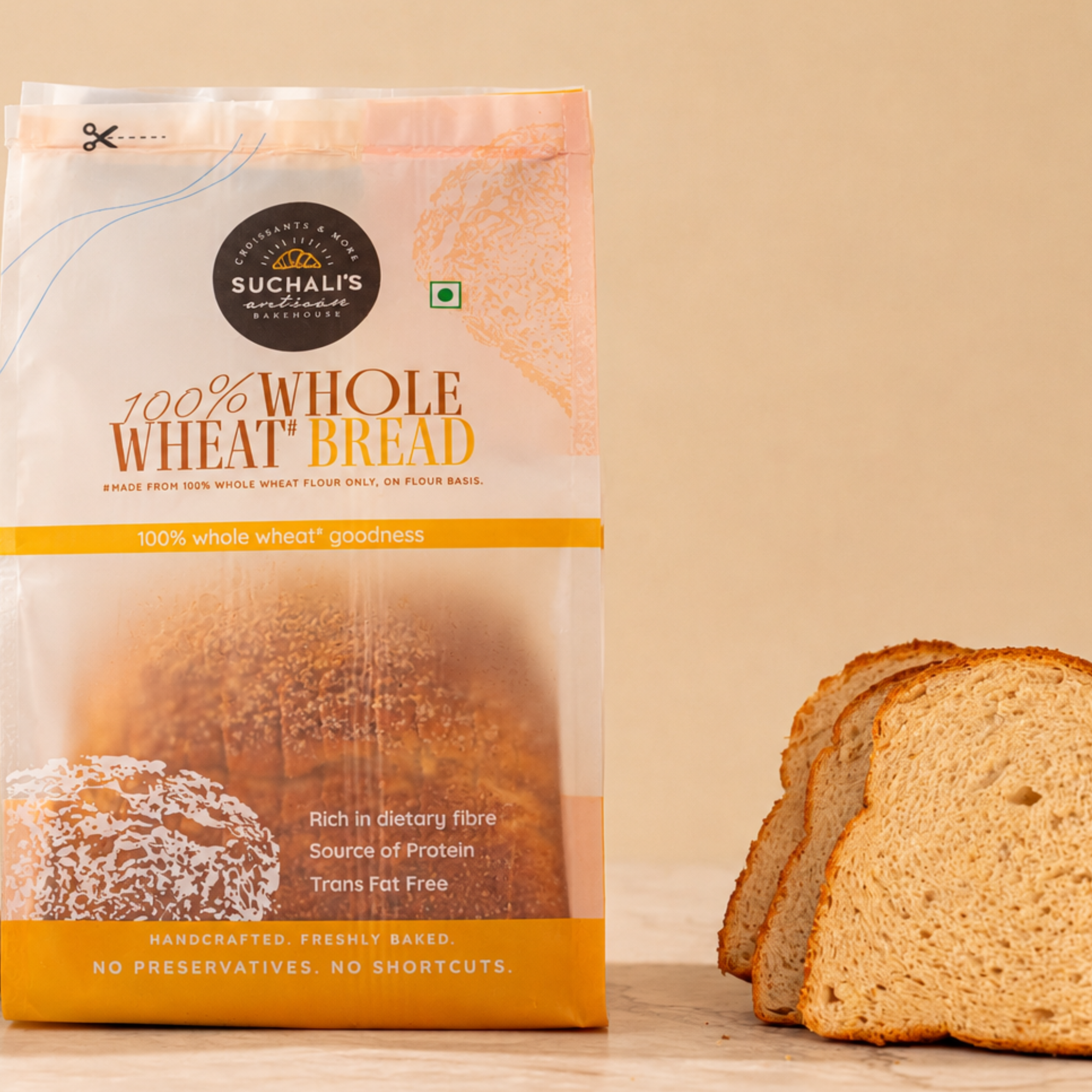 100% Whole Wheat Bread (280 G)