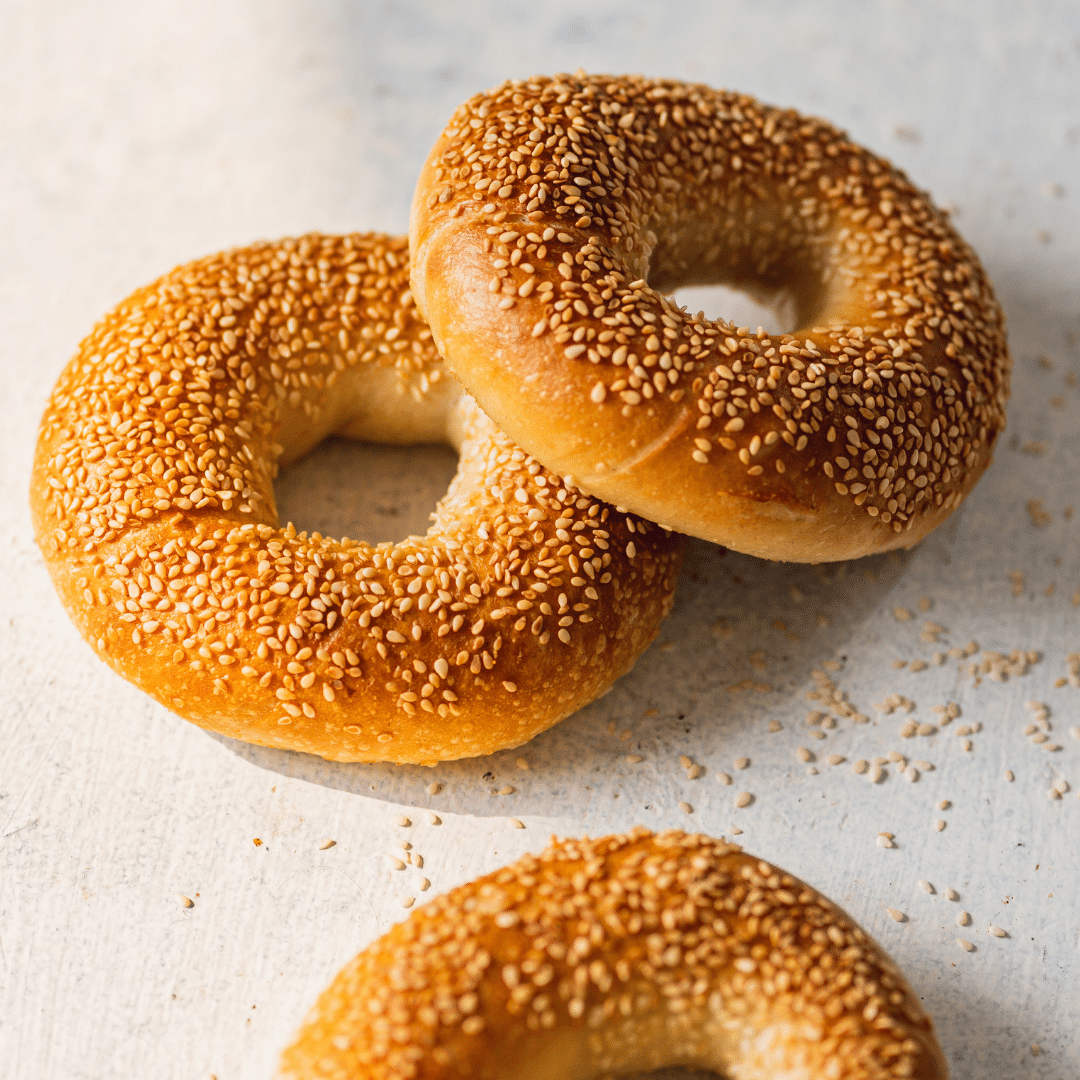 TOASTED SESAME BAGEL (per pc) - Suchalis Artisan Bakehouse