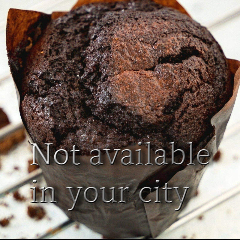 DOUBLE CHOCOLATE MUFFIN.