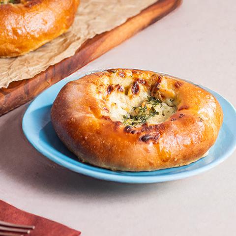 Creamy Bechamel Chicken Brioche Bun