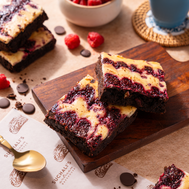 Raspberry Cheesecake Brownie (100G)