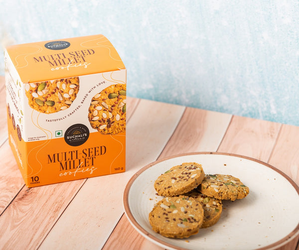 Multi-Seed Millet Cookies (Pack of 10)