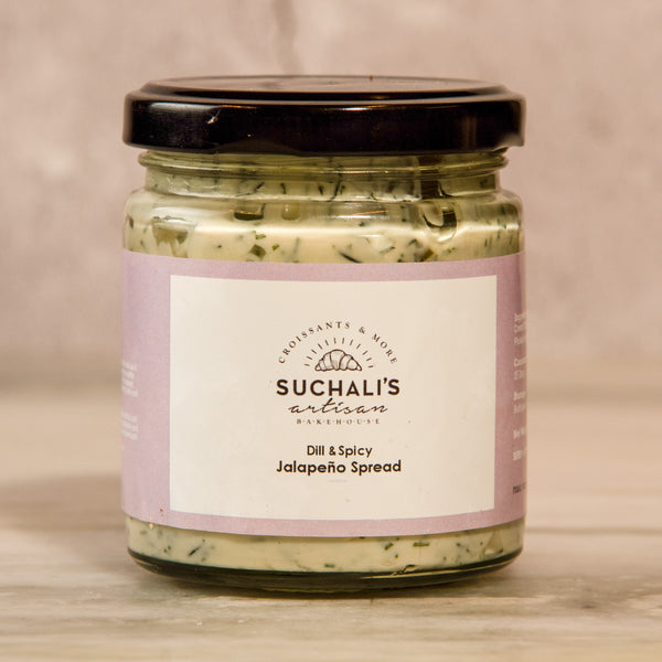 DILL & SPICY JALAPENO CREAM CHEESE SPREAD JAR- 180G