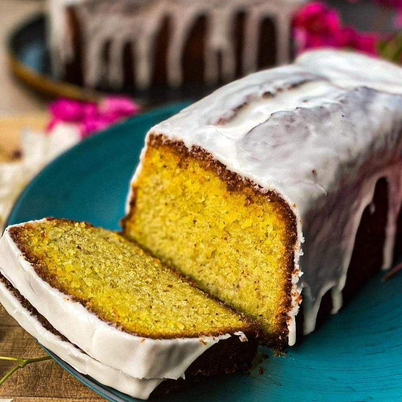 Lemon, almond and poppy tea cake (900g) - Suchalis Artisan Bakehouse